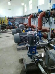 清水離(lí)心泵使用現場